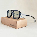ZUIDID Vintage Square Sunglasses UV400 Travel Fashion Glasses for Men and Women Model 02056 thumbnail 2