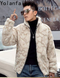 Nature Wool Men’s Real Fur Shearling Coat – Winter Leather Jacket, Loose Fit, Short Style thumbnail 27