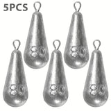 Premium Teardrop Fishing Weights Sinkers – 10 Sizes Lead Drop Shot Weights with 360° Swivel for Freshwater & Saltwater thumbnail 14