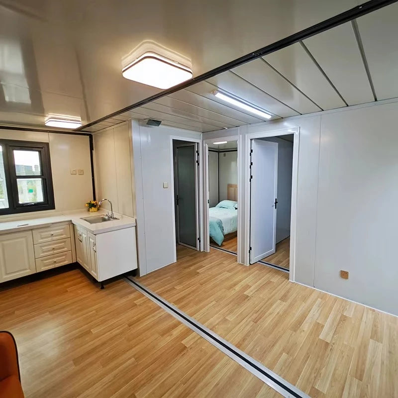 Expandable Container House Prefab Tiny Home 20ft / 40ft Flat Pack Granny House