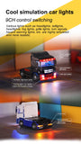 Turbo Racing C50-T 1:76 Remote Control Truck with Lights and Horn – RTR Version thumbnail 10