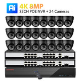 KANTURE 32CH 8MP 4K CCTV Camera System with AI Human Detection – Indoor & Outdoor POE Dome Cameras, Night Vision Security Kit thumbnail 34