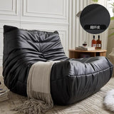 MOMO Caterpillar Single Recliner Lazy Sofa Wabi-Sabi Style Fabric Lounge Chair 78x103cm thumbnail 34