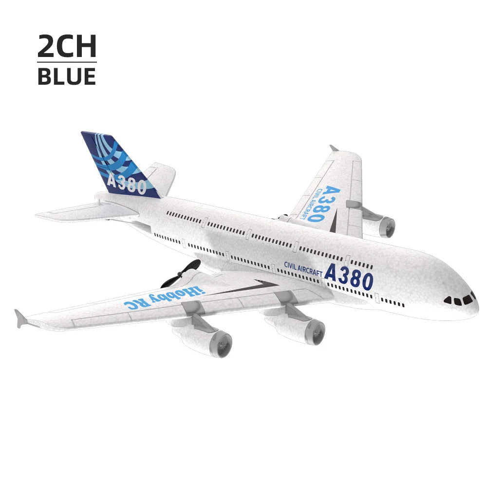 A380 Airbus RC Airplane – 2.4GHz Foam Fixed Wing RC Plane Easy Fly RTF Model