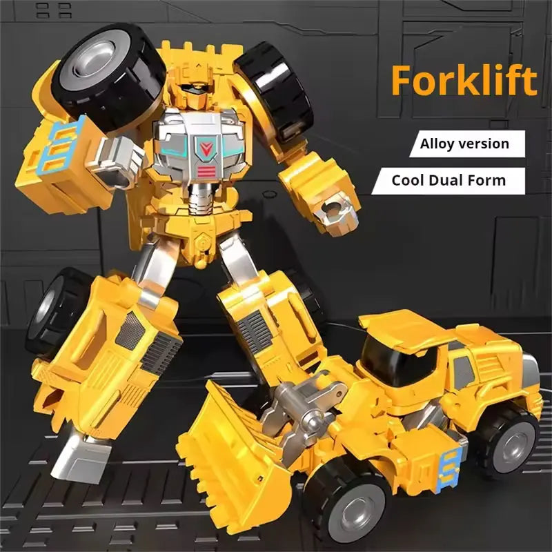 Transformation Toy Robot 6-in-1 Rescue Team Combined Alloy Robot – Birthday Gift
