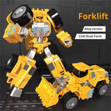 Transformation Toy Robot 6-in-1 Rescue Team Combined Alloy Robot – Birthday Gift thumbnail 12