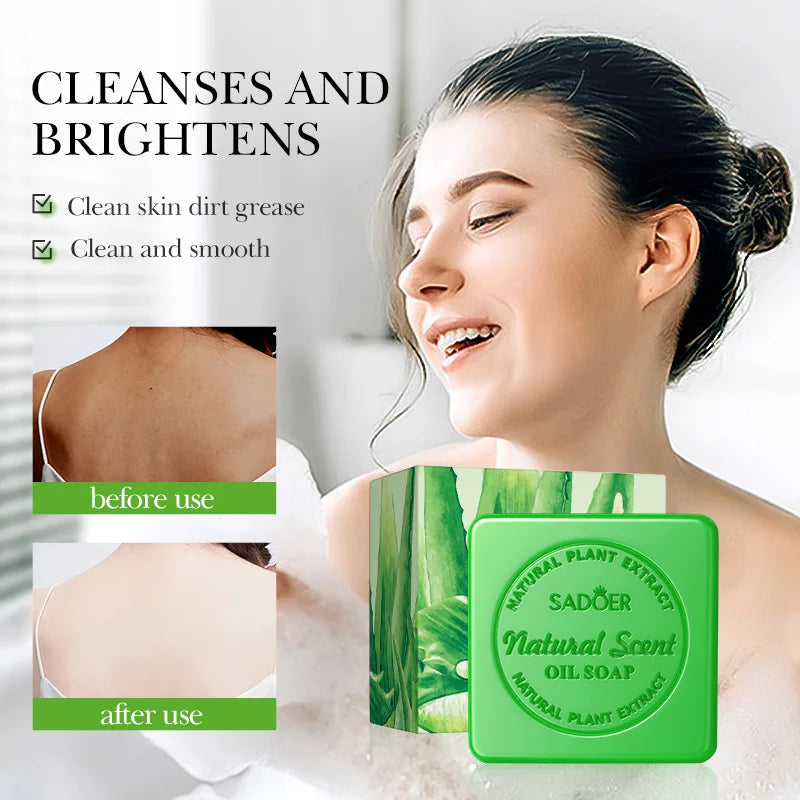 Aloe Vera Essential Oil Soap – Natural Handmade Cleansing & Moisturising Bar 100g