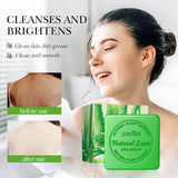 Aloe Vera Essential Oil Soap – Natural Handmade Cleansing & Moisturising Bar 100g thumbnail 3