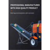 Customized Automatic Wood Processor - Electric/Diesel/Gasoline Firewood Splitter with Industrial Sawing System thumbnail 9