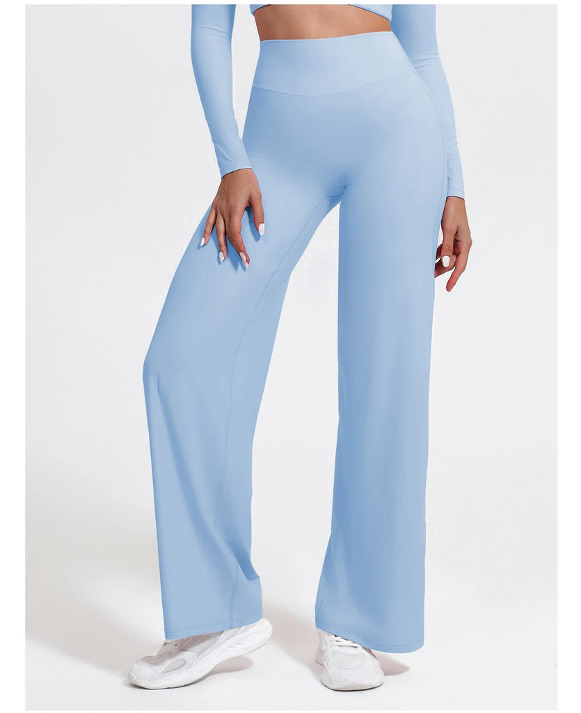 Hearuisavy Women Straight-Leg Sports Pants Yoga & Fitness Leggings