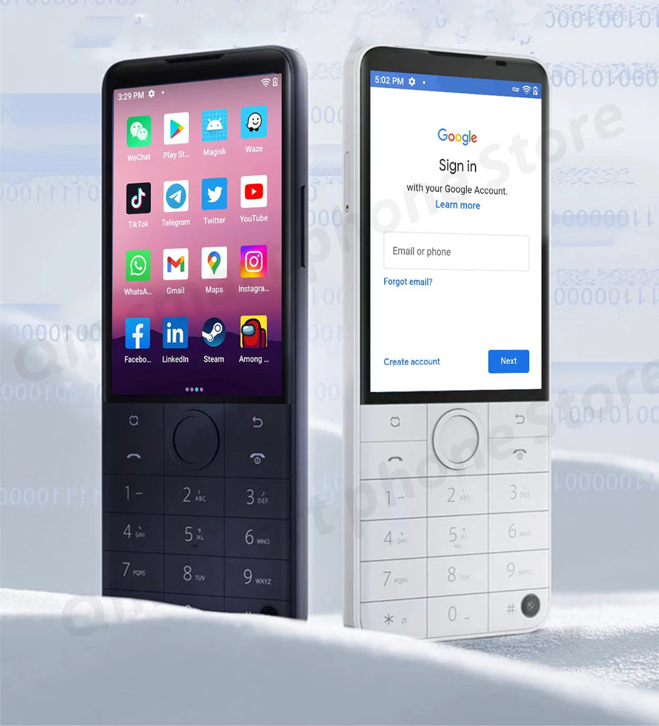 Qin F22 Pro Smart Touch Screen Phone 4GB RAM 64GB ROM Android Global Version 3.5" Display 5G WiFi