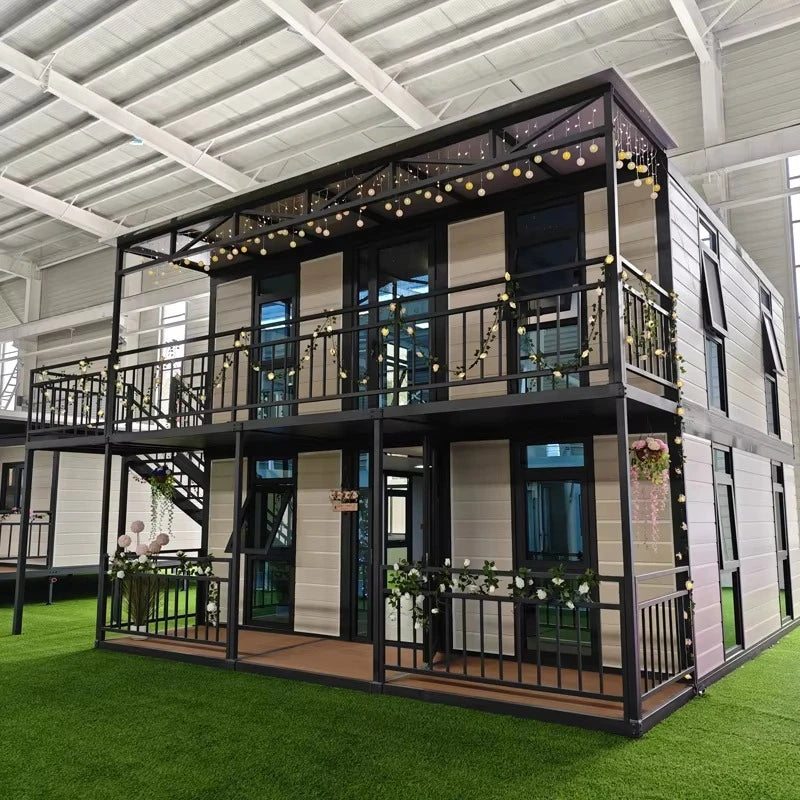40ft / 20ft Luxury Foldable Expandable Container House – Portable Prefabricated Tiny Home for Camping & Living