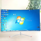 23.8-Inch Curved All-in-One PC Desktop Intel Processor 128/256GB SSD 3mm Bezel WiFi Speakers for Office, Business, and Gaming thumbnail 2