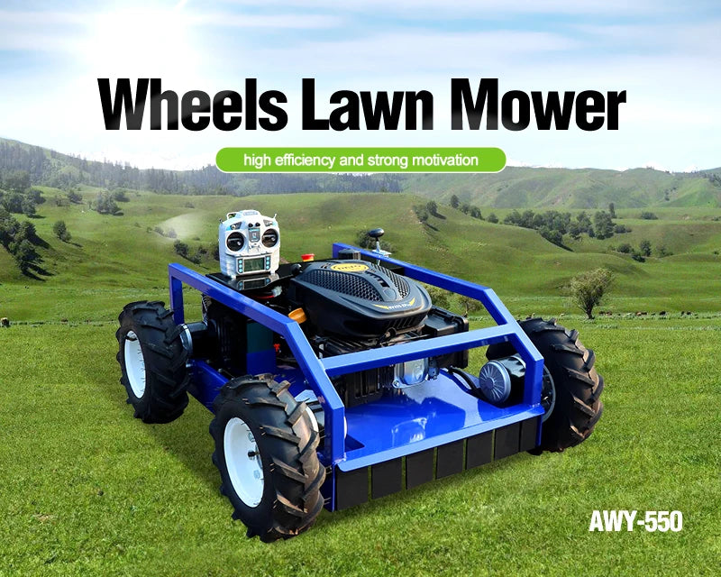 Customized Zero Turn Garden Track Wheel Crawler Remote Control Lawn Mower – Farm & Garden Robot