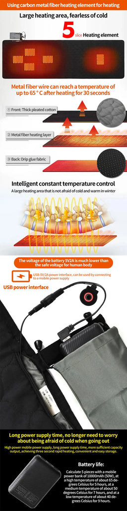 Outdoor Camping USB Heating Sleeping Mat — Stay Warm Anywhere, Anytime