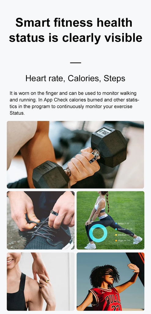 R08 Smart Ring – Touch Control | Health Monitoring | Waterproof Performance