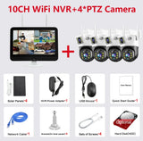 100% Wire-Free Solar PTZ Dual Lens 12.5" LCD Monitor 10CH WiFi NVR 8MP 4K Wireless Home Security Camera System thumbnail 32