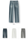 Semir Women’s 2025 Winter Wide-Leg Fleece-Lined Jeans – Full-Length Hong Kong Style Trousers thumbnail 19