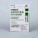 TDRFORCE AA/AAA 1.5V USB Rechargeable Lithium Batteries – 2600mWh/750mWh (4-Pack, CE Certified) thumbnail 3