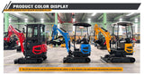 LANDWARD CE Euro 5 Mini Excavator 3.5 Ton with Kubota Engine – Customizable Home & Farm Crawler Excavator thumbnail 9