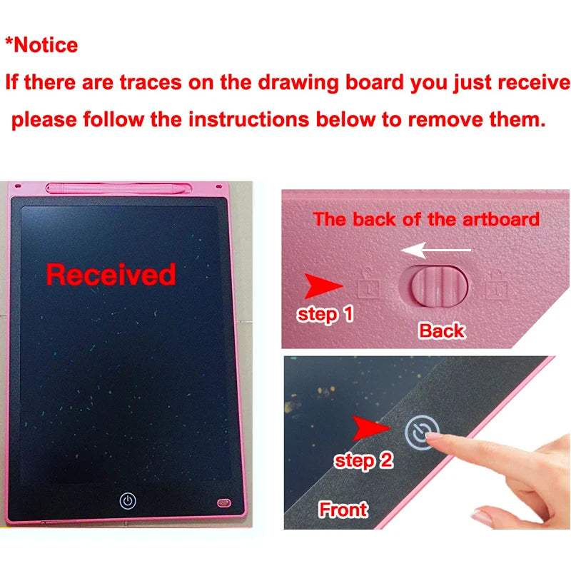 8.5 Inch LCD Writing Tablet Digital Drawing Board Portable Handwriting Pad for Kids Birthday Xmas Gift