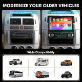 1Din 7 Inch MP5 Radio Player with Automatic Retractable Screen, Wireless CarPlay & Android Auto, FM AM RDS Car Stereo USB Type-C thumbnail 3