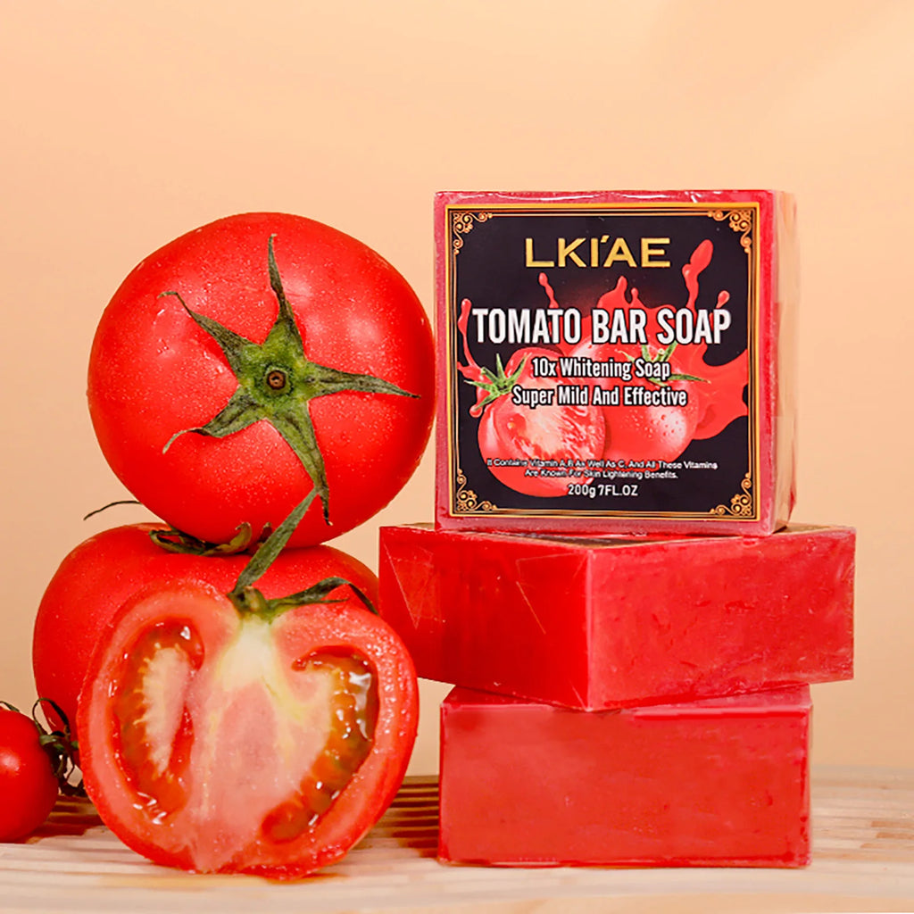 omato Whitening Handmade Natural Soap Bar 200g – Face & Body Brightening, Oil Control, Paraben Free