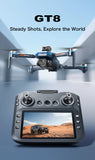 GT8 8K Professional HD Drone with Dual Cameras, 4.3” Screen Remote, Brushless Motor & Obstacle Avoidance – Foldable Quadcopter thumbnail 7