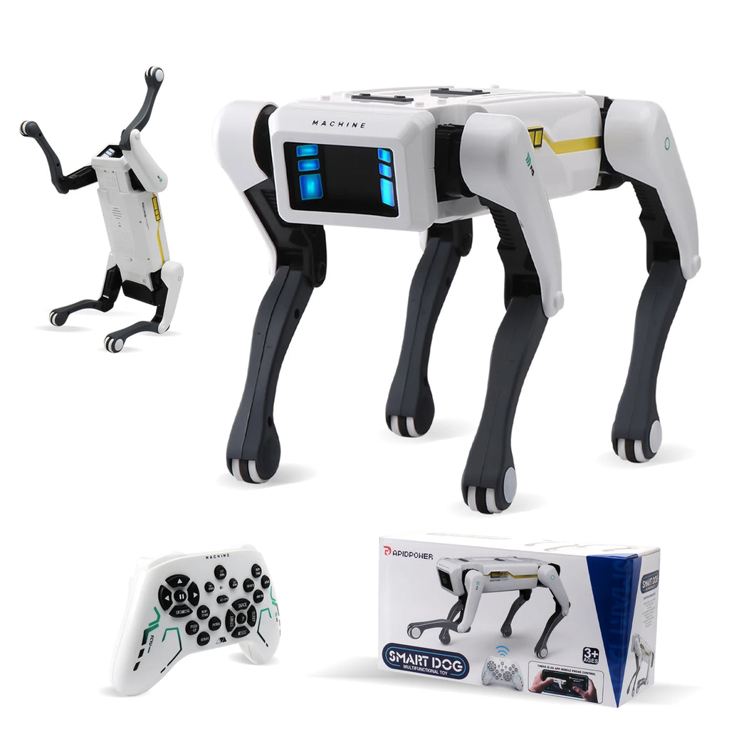 Intelligent AI RC Robot Dog – APP Remote Control, Voice Dialogue, Singing & Dancing Kids Toy