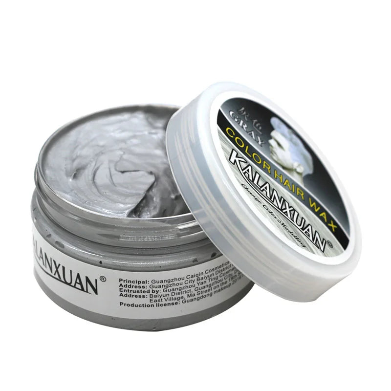 Hair Wax Dye – 9 Colors Temporary Styling Paste for Men & Women