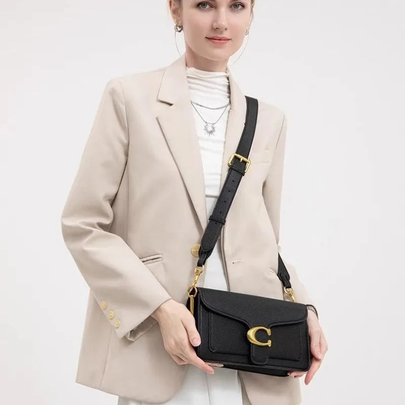 Fashionable Underarm Shoulder Bag with Dual Straps and Diagonal Small Square Design – PU Leather Satchel