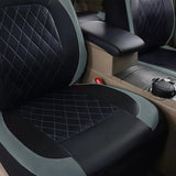 All Season Quilted PU Leather Car Seat Cover Set – Full Surround Waterproof Universal Fit for Sedan, SUV & Pick-Up Truck thumbnail 18
