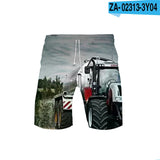 Children's 3D Tractor Truck Swim Shorts – Boys Beach & Sports Board Shorts thumbnail 20