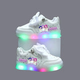 Kpop Demon Hunter LED Sneakers for Kids – Luminous Anime Tennis Shoes for Girls & Boys thumbnail 8
