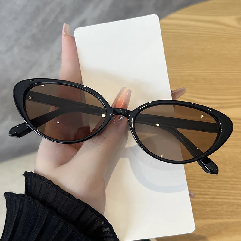 2pcs Retro Cat Eye Sunglasses for Women & Men – Rivet Triangle Fashion Sun Glasses, Multi-Color