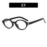 Oval Rice Nail Retro Fashion Sunglasses – Customizable Myopia Lenses 0~-6.0 thumbnail 26