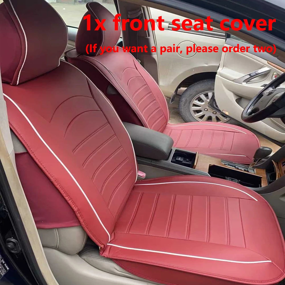 Leather Universal Car Seat Cover for BMW X1 X3 X4 X5 X6 F10 F20 320 520 525 E36 E46 Waterproof Interior Seat Protector