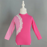Girls Long Sleeve Ballet Dress Kids Ballet Leotard Tutu Skirt Gymnastics Dance Costume thumbnail 14