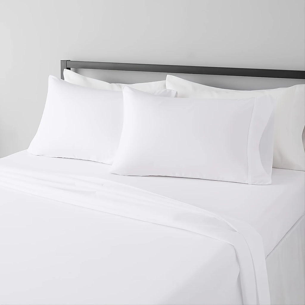 Breathable & Cooling Luxury Bed Sheet Set – Extra Soft Easy-Fit Hotel Style (3/4 Piece)