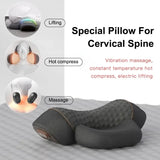 Electric Neck Massager Pillow Cervical Stretcher with Heat & Vibration – Orthopedic Neck and Back Support thumbnail 6