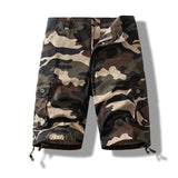 Men’s Cotton Cargo Knee-Length Tactical Shorts – Casual Hiking, Fishing & Sports Wear thumbnail 18