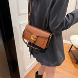 Women’s High-End Pure Color Square Shoulder Bag – Multi-Layer Minimalist Commuter Handbag thumbnail 4