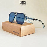 ZUIDID Vintage Square Sunglasses UV400 Travel Fashion Glasses for Men and Women Model 02056 thumbnail 32