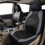All Season Quilted PU Leather Car Seat Cover Set – Full Surround Waterproof Universal Fit for Sedan, SUV & Pick-Up Truck thumbnail 15