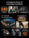 Military-Grade GPS Smartwatch for Men – 2.01” AMOLED, Bluetooth Calling, 3ATM Waterproof, 100+ Sports, 540mAh Battery thumbnail 18