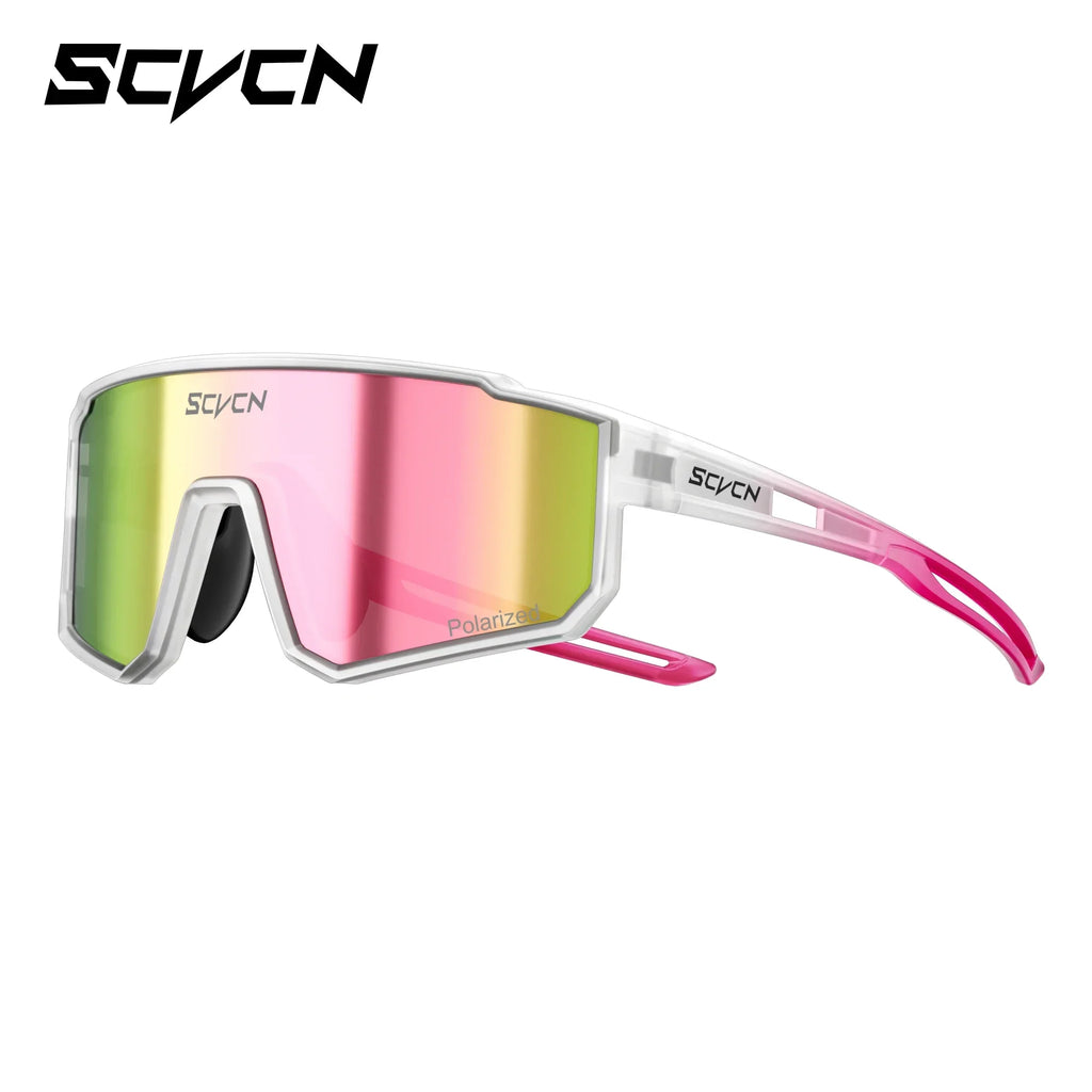 SCVCN Kids Photochromic Cycling Sunglasses UV400 TR90 Lightweight Sports Glasses for Boys and Girls Age 6–14