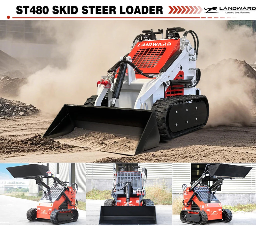 Crawler Skid Steer Loader – Multifunctional Compact Track Loader, Front-End Loader, Customized Chinese Skid Steer