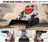 Crawler Skid Steer Loader – Multifunctional Compact Track Loader, Front-End Loader, Customized Chinese Skid Steer thumbnail 15