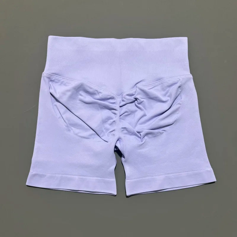 Women High Waist Fitness Shorts – Yoga, Gym, Running Sportswear