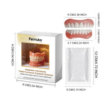 Comfortable Silicone Denture Kit Upper & Lower Set – Soft Fit Smiling False Teeth Liners Easy to Use thumbnail 7